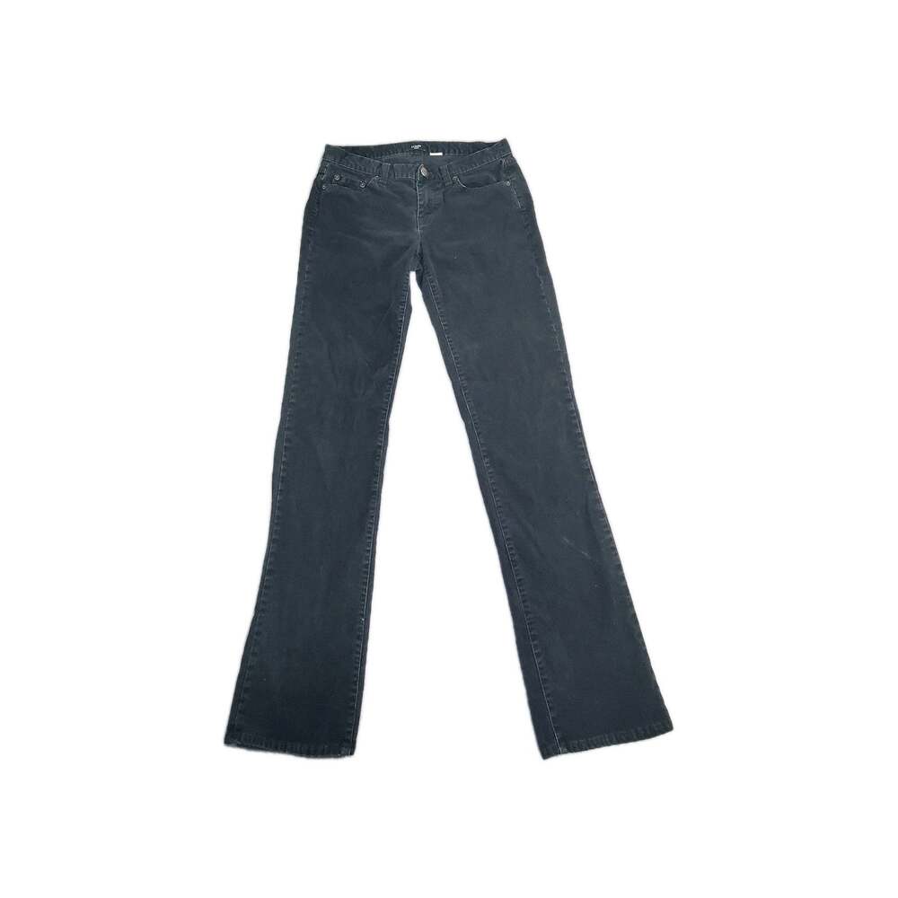 J.Crew Women's Pants Sage Size 27S Corduroy City Fit Stretch Black C15